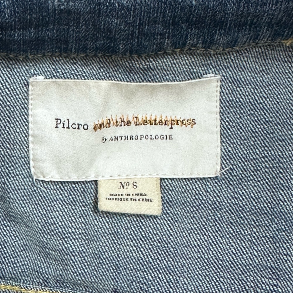 Anthropologie|Pilcro and the Letterpress|Denim Jacket|SZ‎ S - Picture 5 of 7